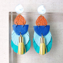 Lia Leather Earring