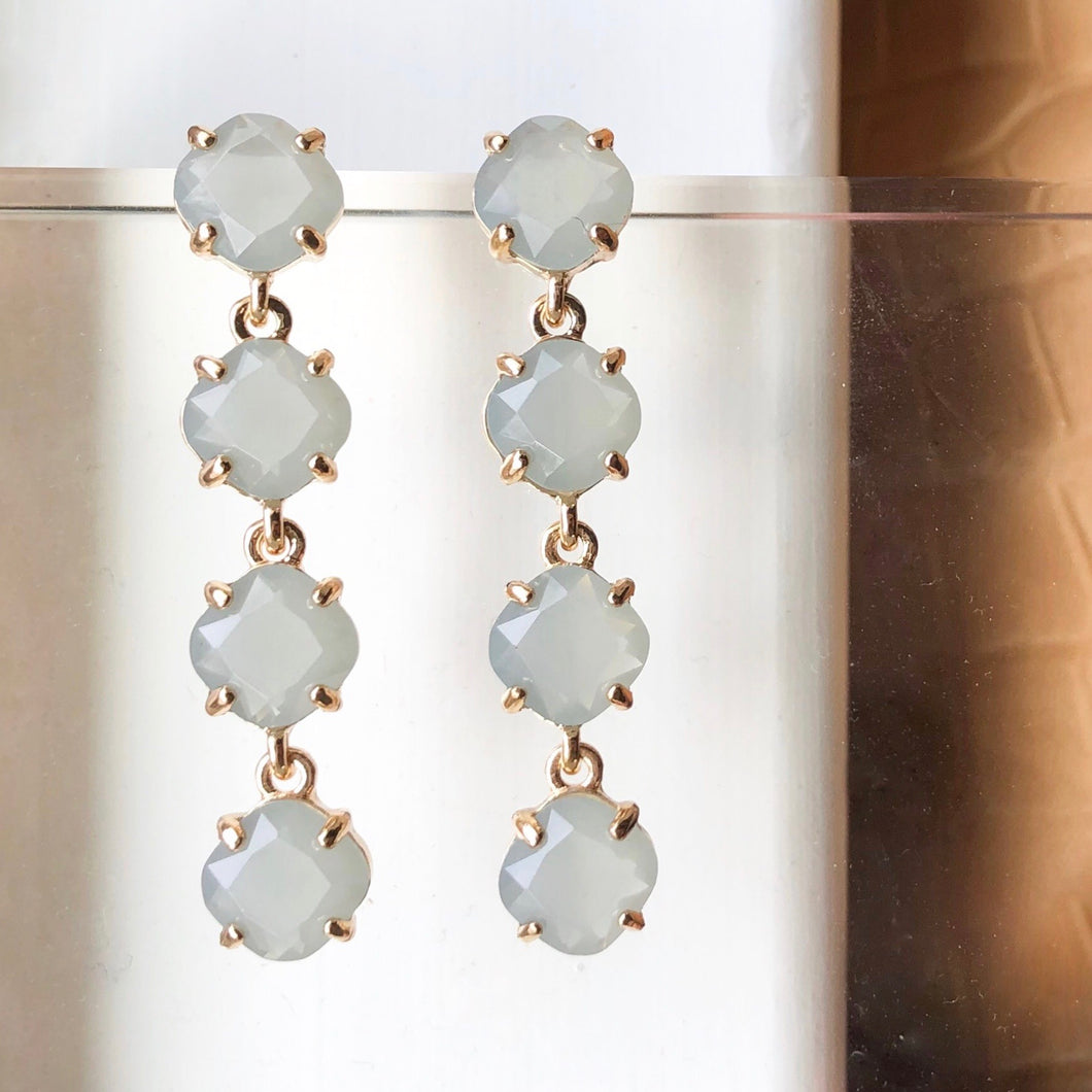 Mint Crystal Earring