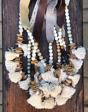 Fringe Khaki Necklace