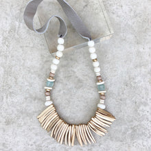 Gold Coconut Wood Necklace