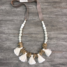 Fringe Taupe Necklace