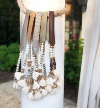 Fringe Ostrich stamped Necklace