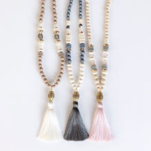 Rhen Ivory Tassel Necklace