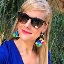 Joie Pom Pom Earring- Green