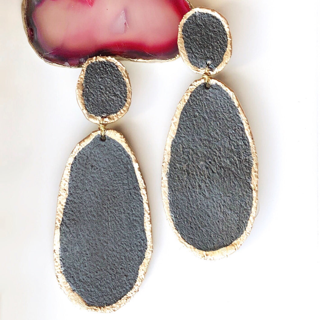 Parker Earring Pewter