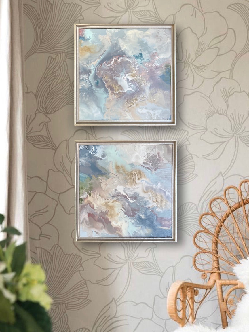 Custom Framed Abstract Paintings