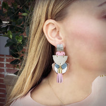 Amelia Fringe Leather Earrings