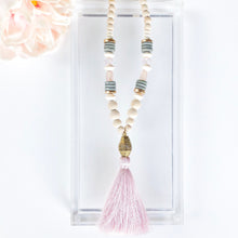 Whitney Blush Tassel Necklace