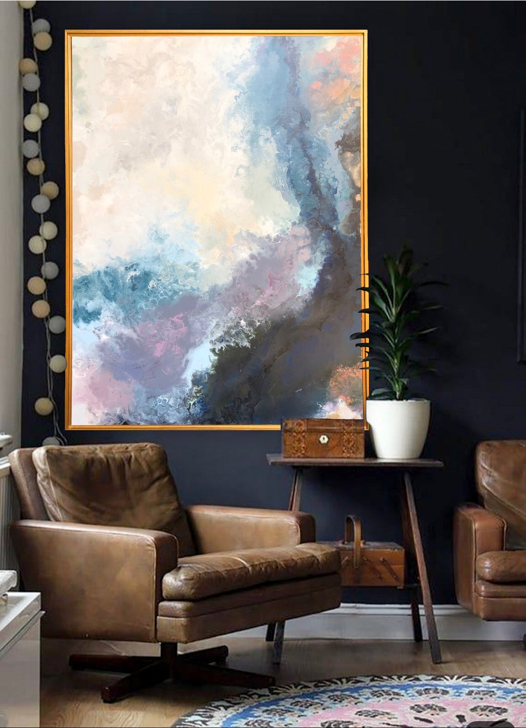 Original Fine art abstract painting