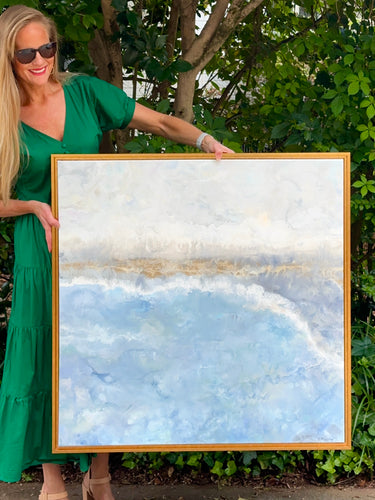 Stone and Harbor original fine art painting
