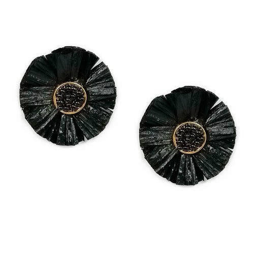 Flower Bomb midnight earring