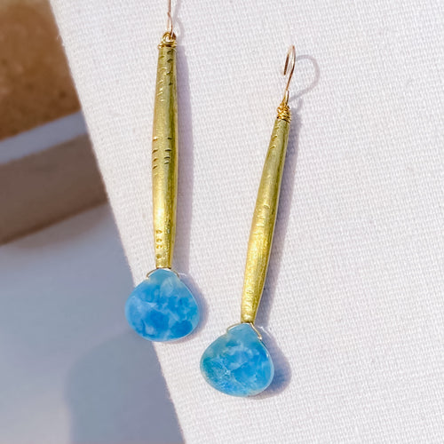 Hydrangea Blue earring