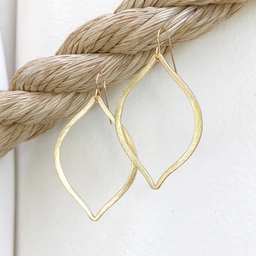 Moroccan gold Hoop earring