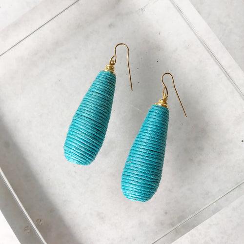 Woven Turquoise Earring