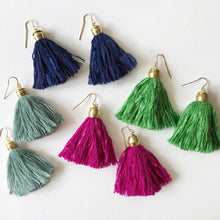 Greenery Tassel earring