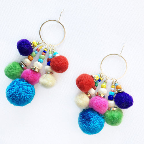 Pom Pom earring