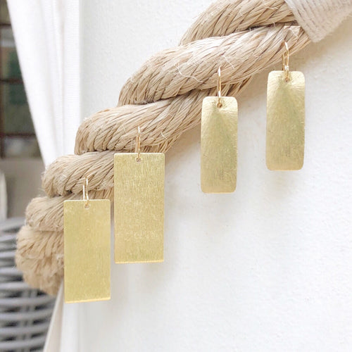 Gold Bar Earring