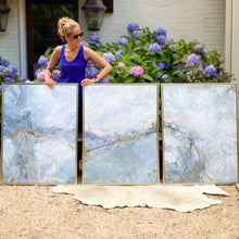 Set of 3 abstract paintings