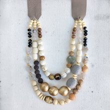 Leather layers necklace