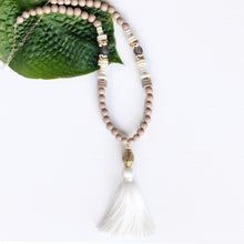 Rhen Ivory Tassel Necklace