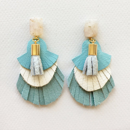 Sky Fringe Earrings